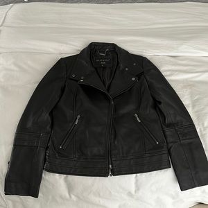 Leather Moto Jacket - Like New
